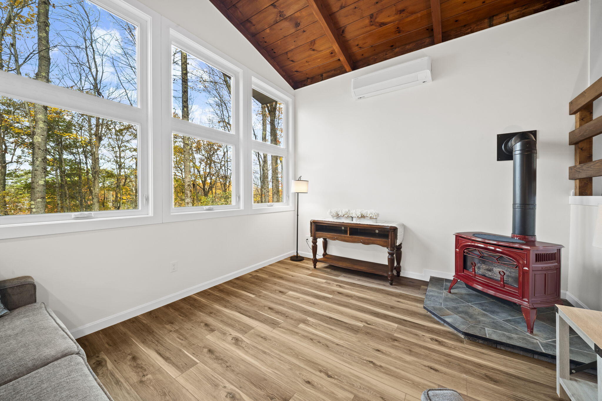 59 34th Fire Road South China, ME 04358 - Photo 22 of 39 Living Room Windows Lake View