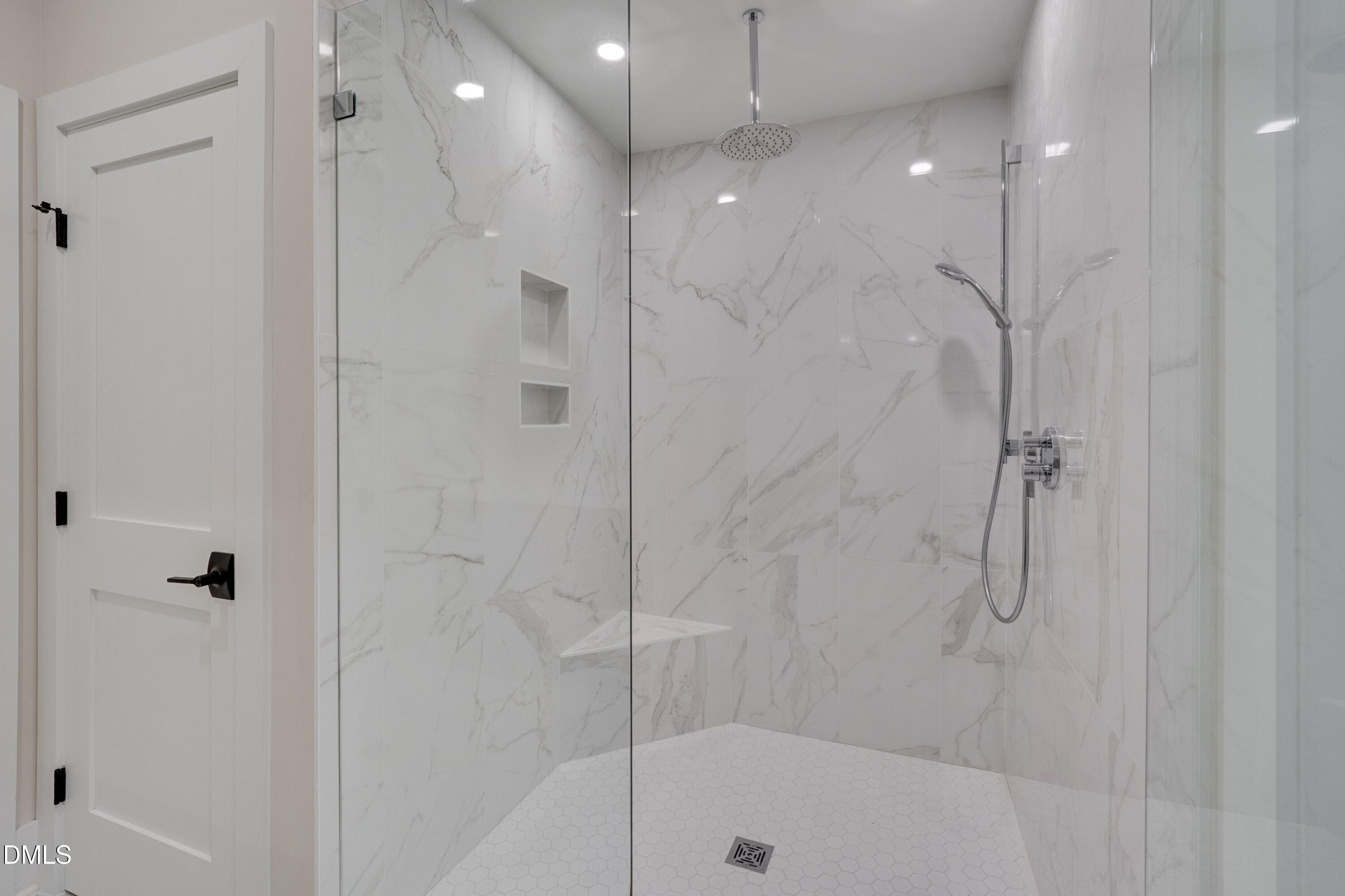 1014 Manor Way Durham, NC 27701 - Photo 34 of 46 a bathroom with a shower and a shower