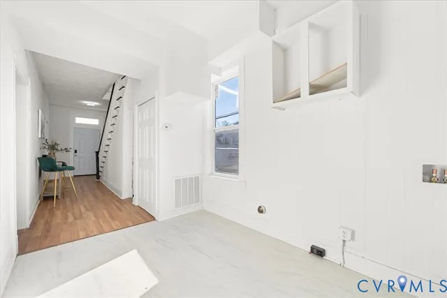 a view of a living room