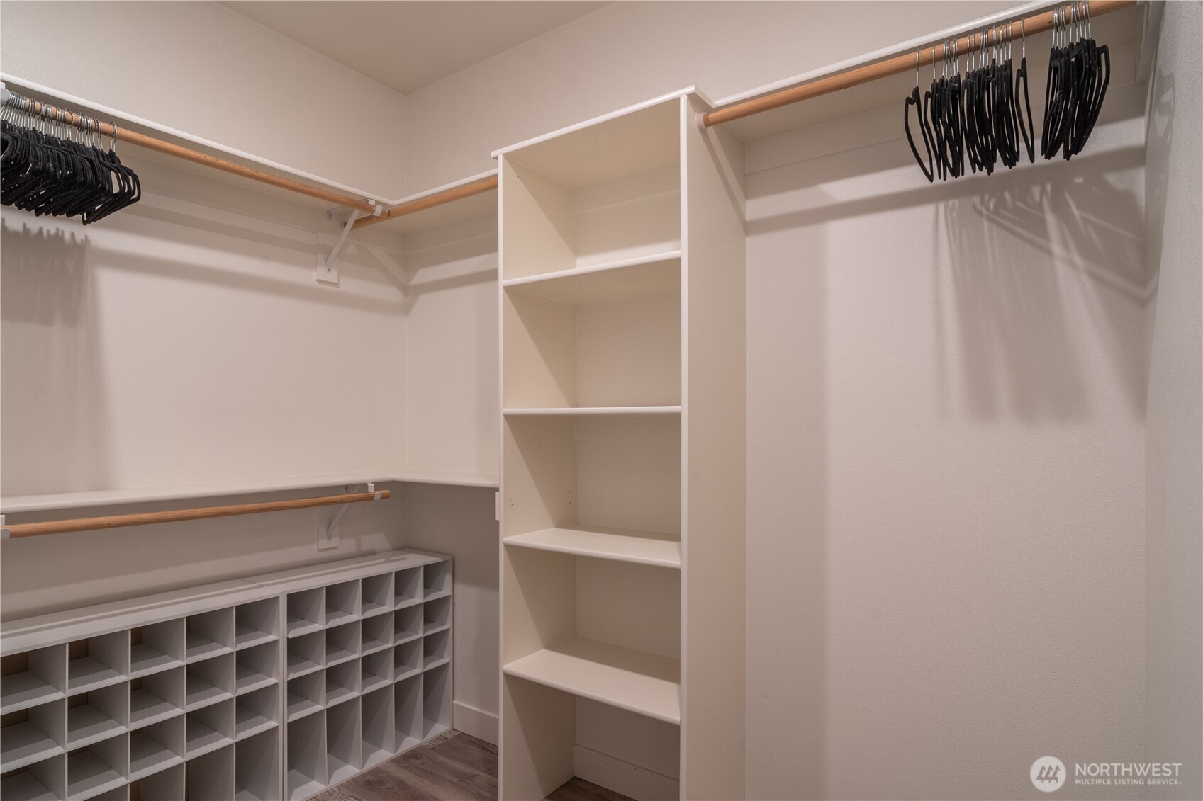 352 East Davis Street Connell, WA 99326 - Photo 26 of 40 a view of walk in closet with empty racks