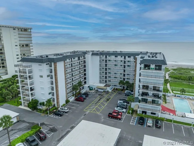 a city view with tall buildings