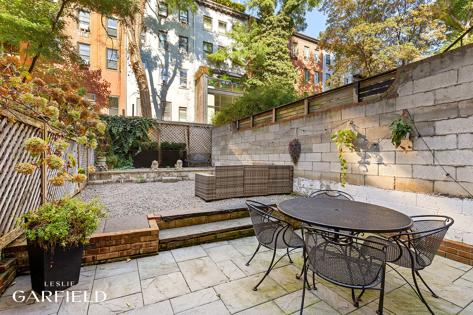 485 West 22nd Street Manhattan, NY 10011 - Photo 10 of 20 a view of backyard with sitting area