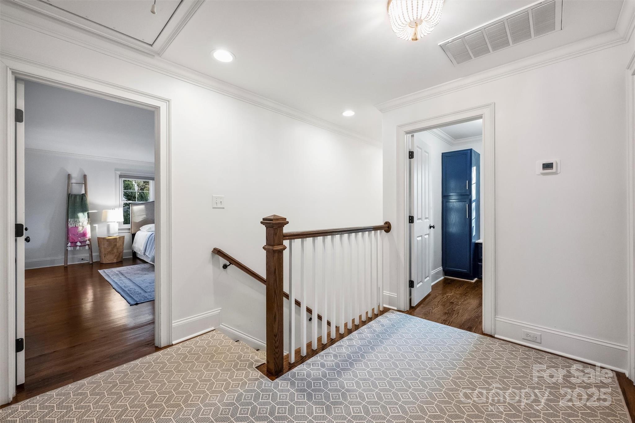 1914 Club Road Charlotte, NC 28205 - Photo 18 of 40 a view of a hallway view with staircase