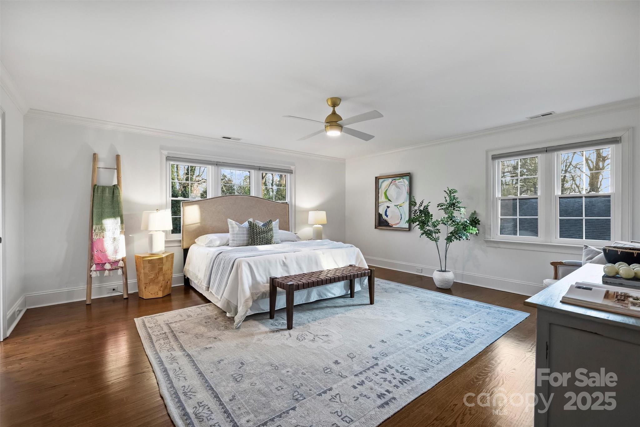 1914 Club Road Charlotte, NC 28205 - Photo 19 of 40 a bed sitting in a spacious bedroom next to a window