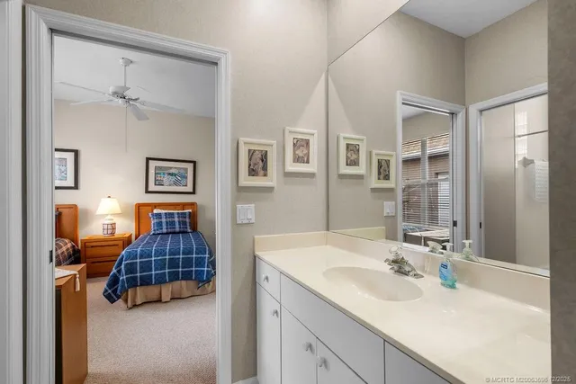 an aerial view of a city with lake view