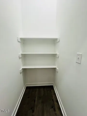 a view of a room with shelf