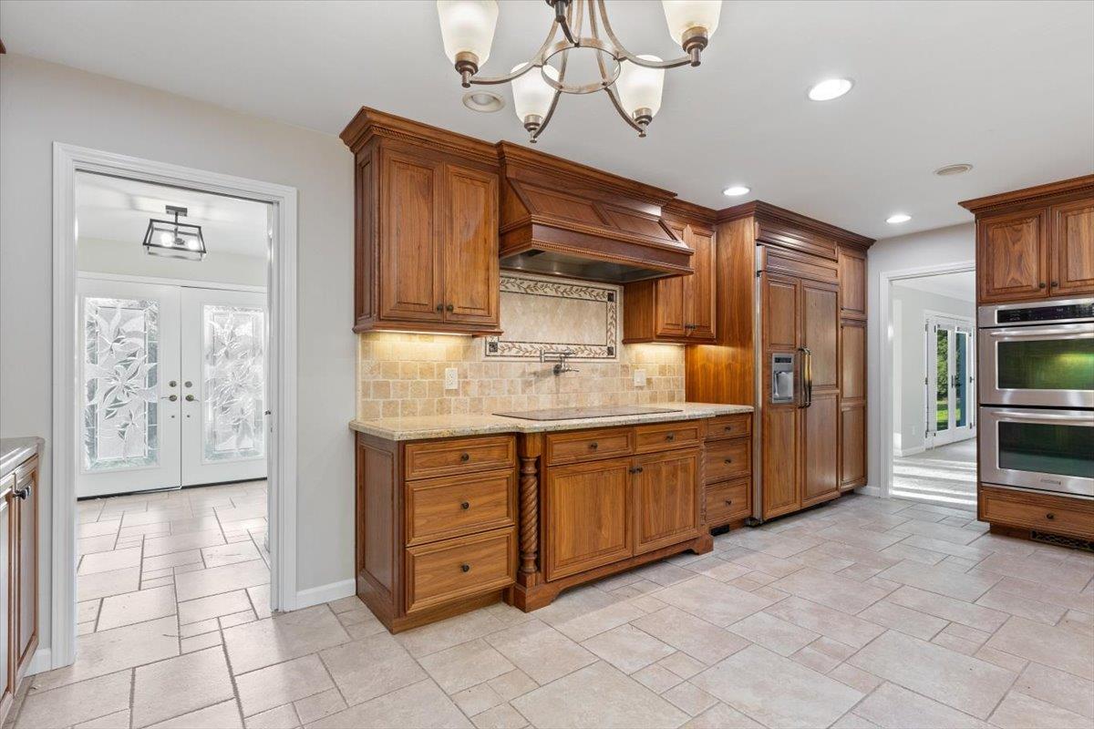 8501 King Road Loomis, CA 95650 - Photo 17 of 89 a kitchen with granite countertop a sink and cabinets