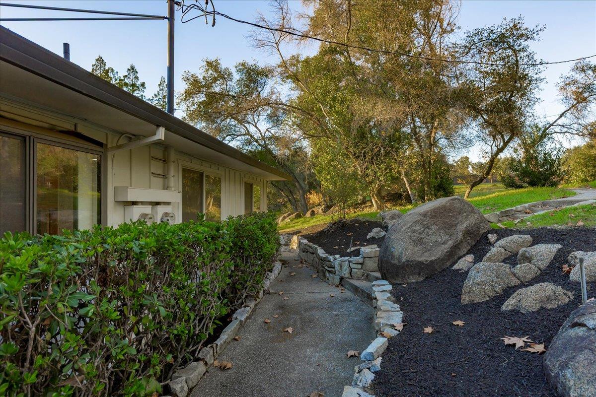 8501 King Road Loomis, CA 95650 - Photo 47 of 89 a view of backyard with outdoor seating and green space