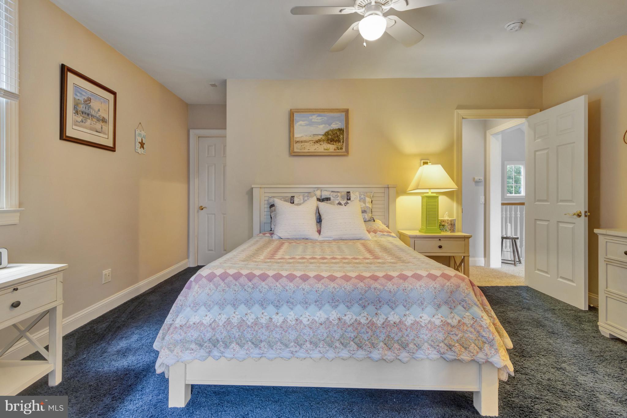 16132 Hudson Road Milton, DE 19968 - Photo 61 of 108 a bedroom with a bed and a chandelier