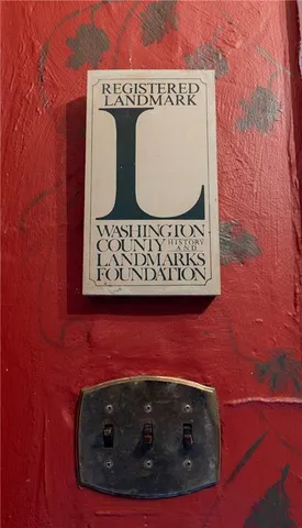 a close up of a wall