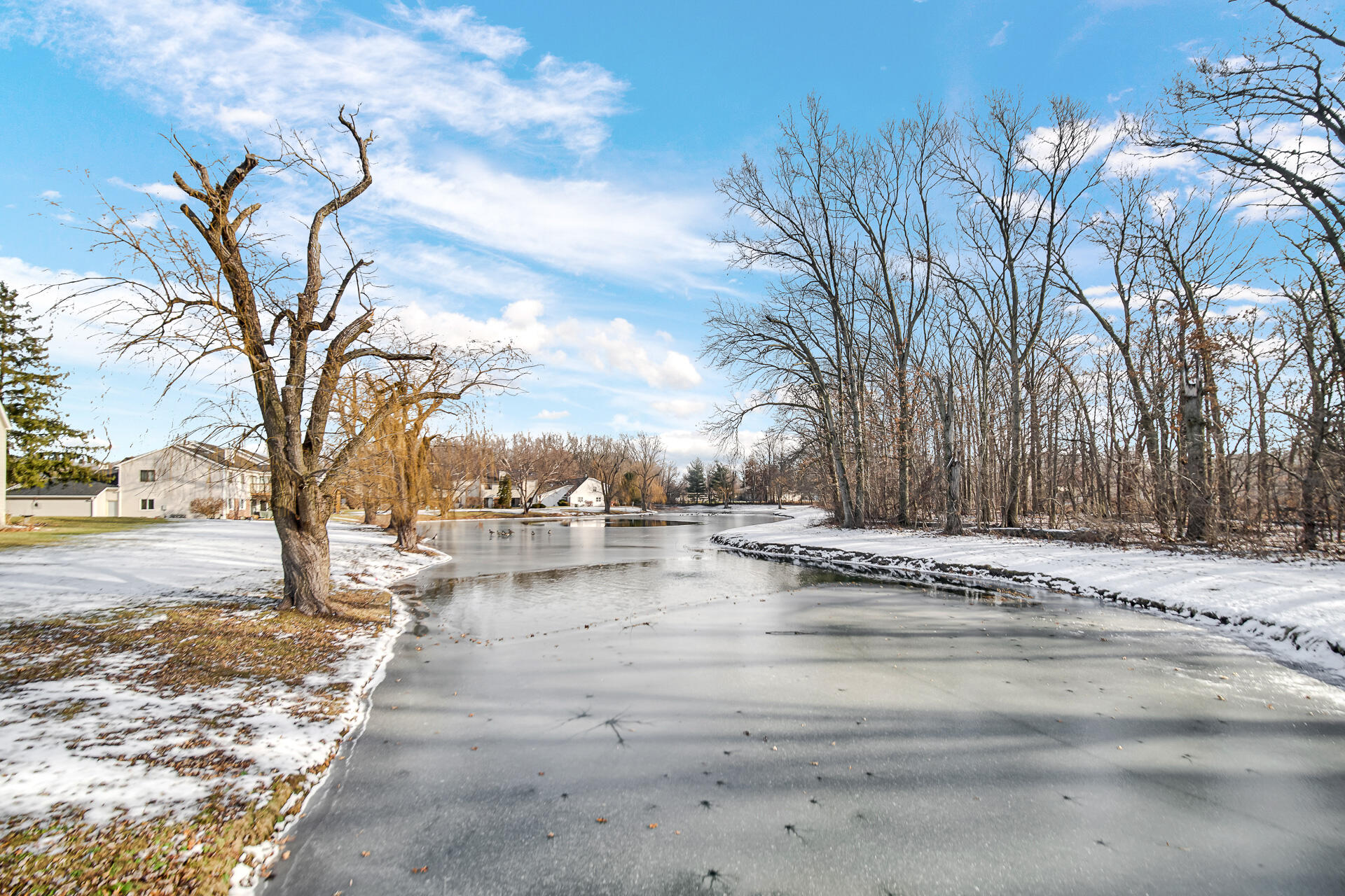 2114 Tupelo Lane Chesterton, IN 46304 - Photo 20 of 23 a view of road with snow on the roadside