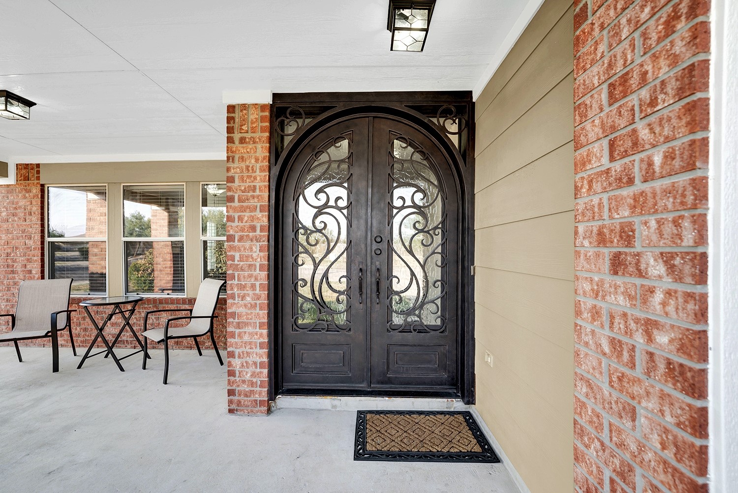 113 Endeavour Kyle, TX 78640 - Photo 3 of 38 Iron Doors custom front door