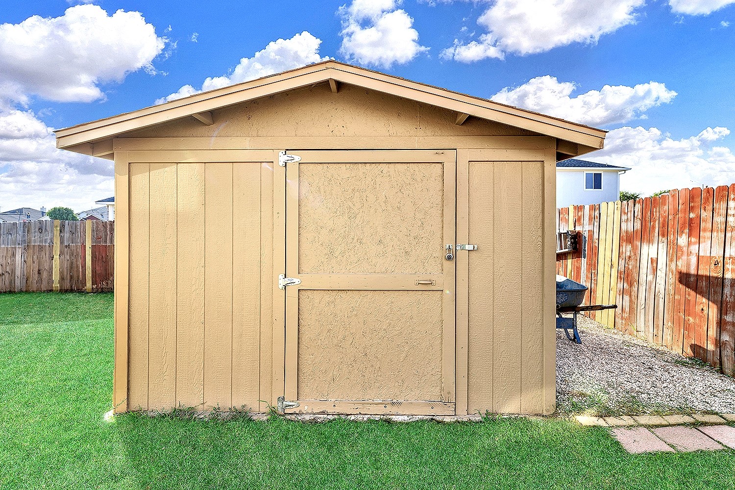 113 Endeavour Kyle, TX 78640 - Photo 34 of 38 View of shed with a fenced backyard
