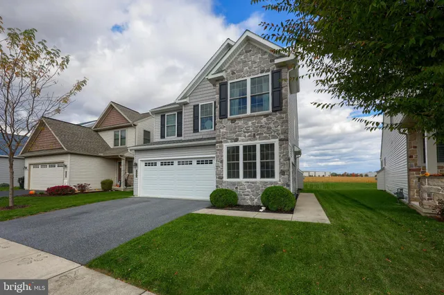 a view of a green yard