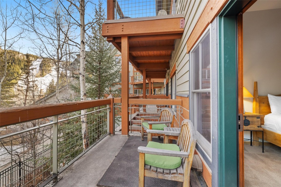 195 River Run Road, Unit 8008 Keystone, CO 80435 - Photo 12 of 29 Balcony