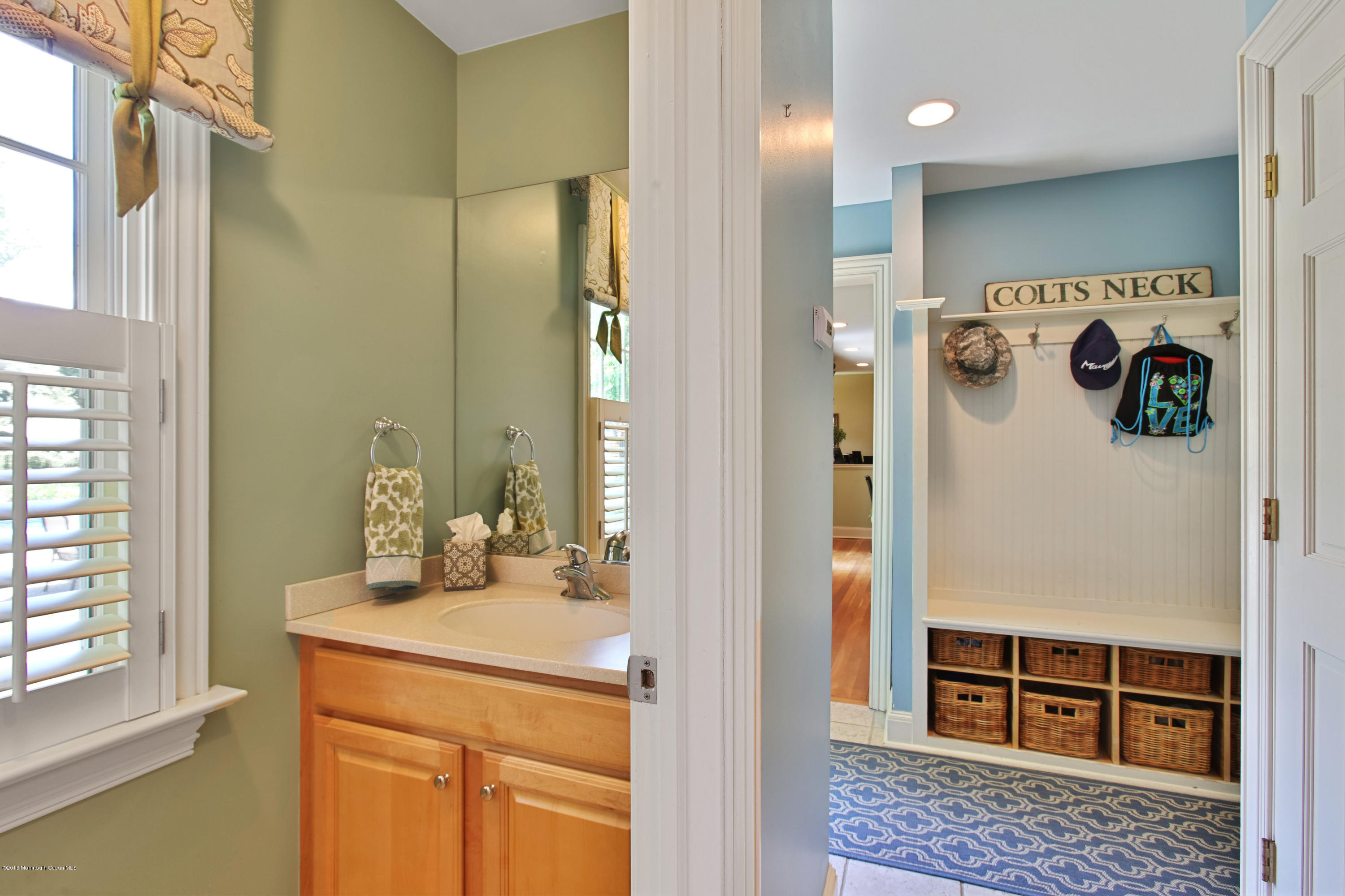 7 Partridge Way Colts Neck, NJ 07722 - Photo 24 of 50 a bathroom with a sink and a mirror