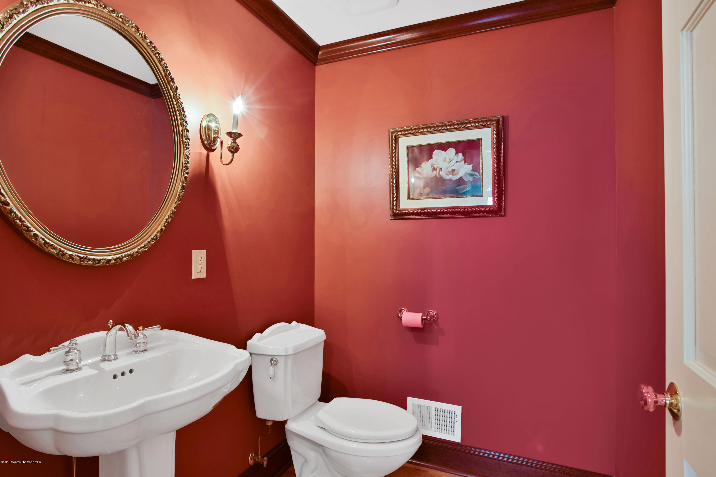 7 Partridge Way Colts Neck, NJ 07722 - Photo 25 of 50 a bathroom with a sink and a mirror