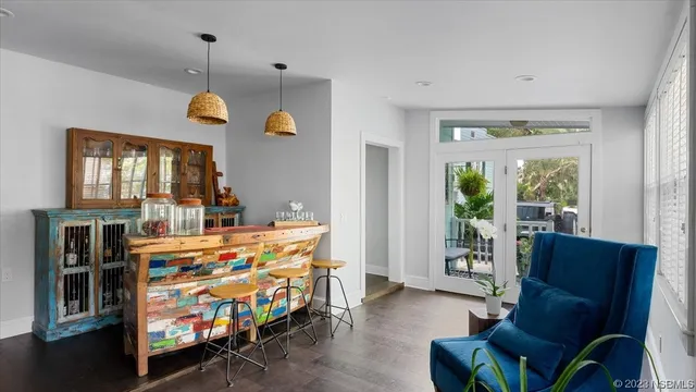 a car parked in front of a house