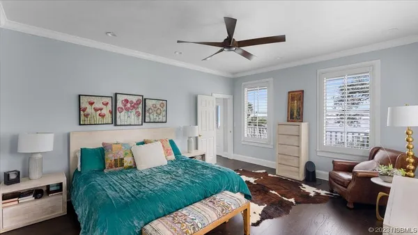 a view of a lake with a building in the background