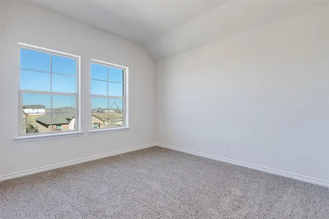 an empty room with window
