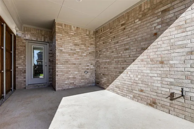 a view of an front door