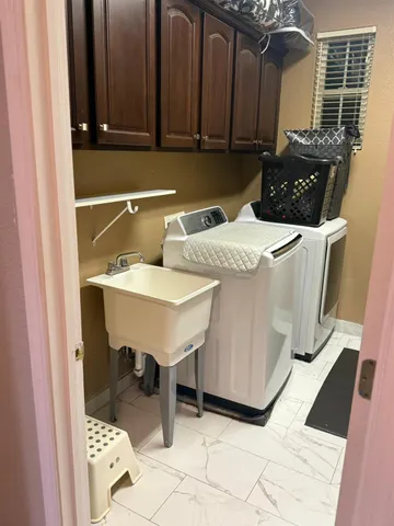 a view of a backyard space