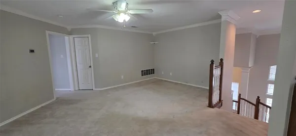 a view of empty room