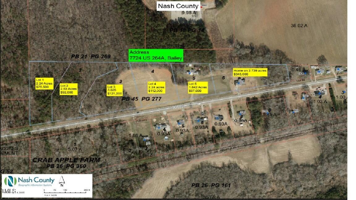 Lot 3 Us 264a Middlesex, NC 27557 - Photo 4 of 4 Hwy 264 aerial