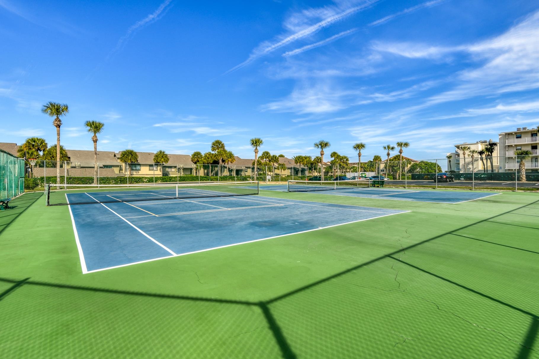 4670 A1A South, Unit 1402 St. Augustine, FL 32080 - Photo 36 of 47 a view of an outdoor space and tennis court