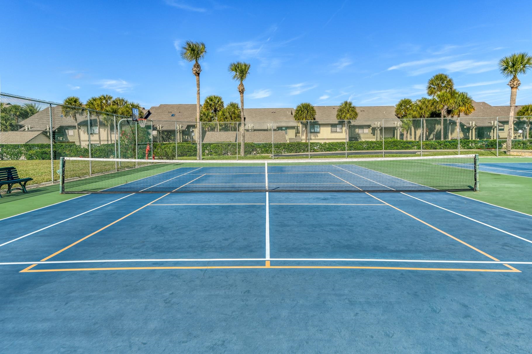 4670 A1A South, Unit 1402 St. Augustine, FL 32080 - Photo 37 of 47 a view of a tennis court