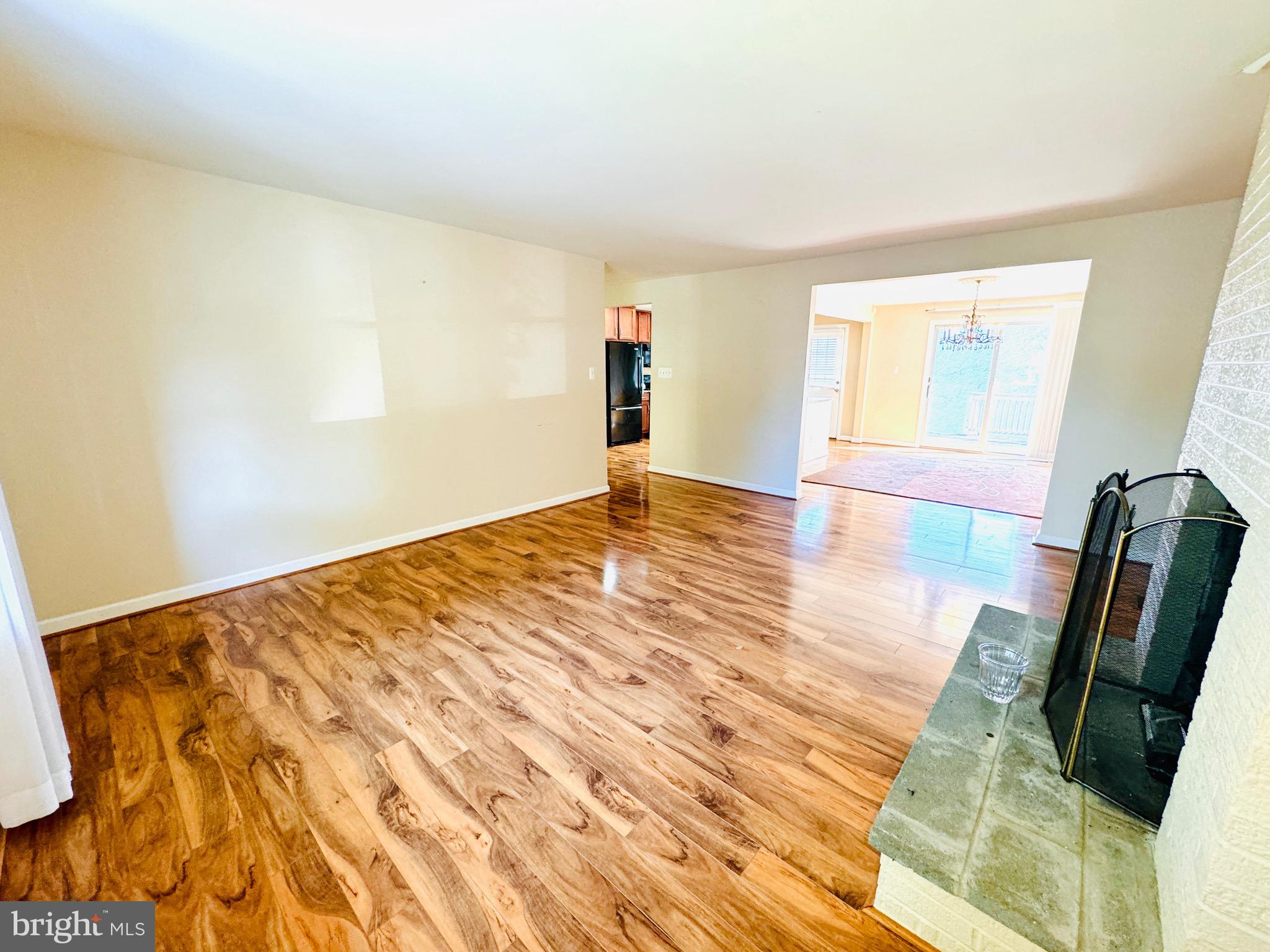 4911 Sargent Road Northeast Washington, DC 20017 - Photo 2 of 29 Living Room with Fireplace