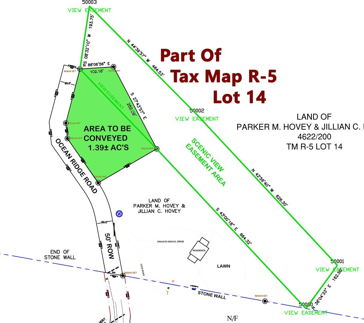 Map5-lot14 North Ridge Road Northport, ME 04849 - Photo 3 of 5 3-8-23 Hovey Scenic View Easement Area A