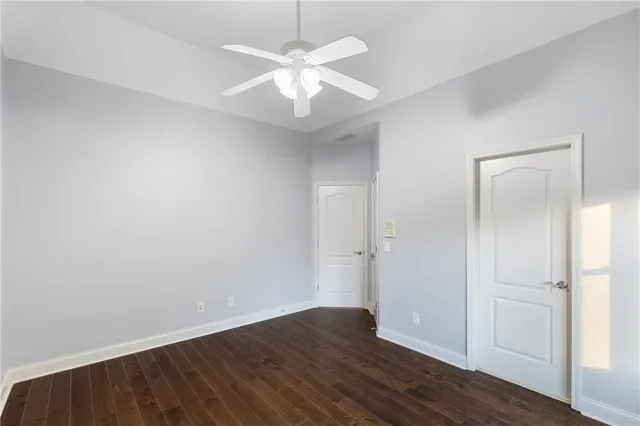 a view of an empty room