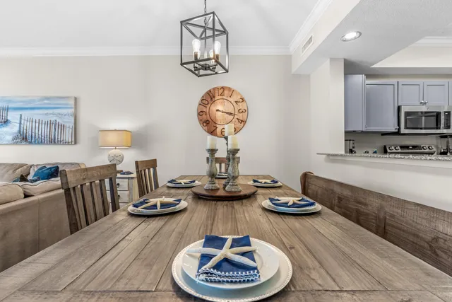 a table and chairs in a kitchen