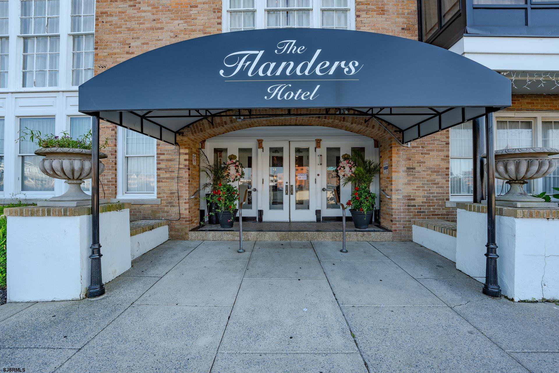 a view of a entryway door of the building