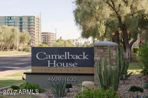 4600 North 68th Street, Unit 356 Scottsdale, AZ 85251 - Photo 13 of 16 a view of outdoor space with signage and flags