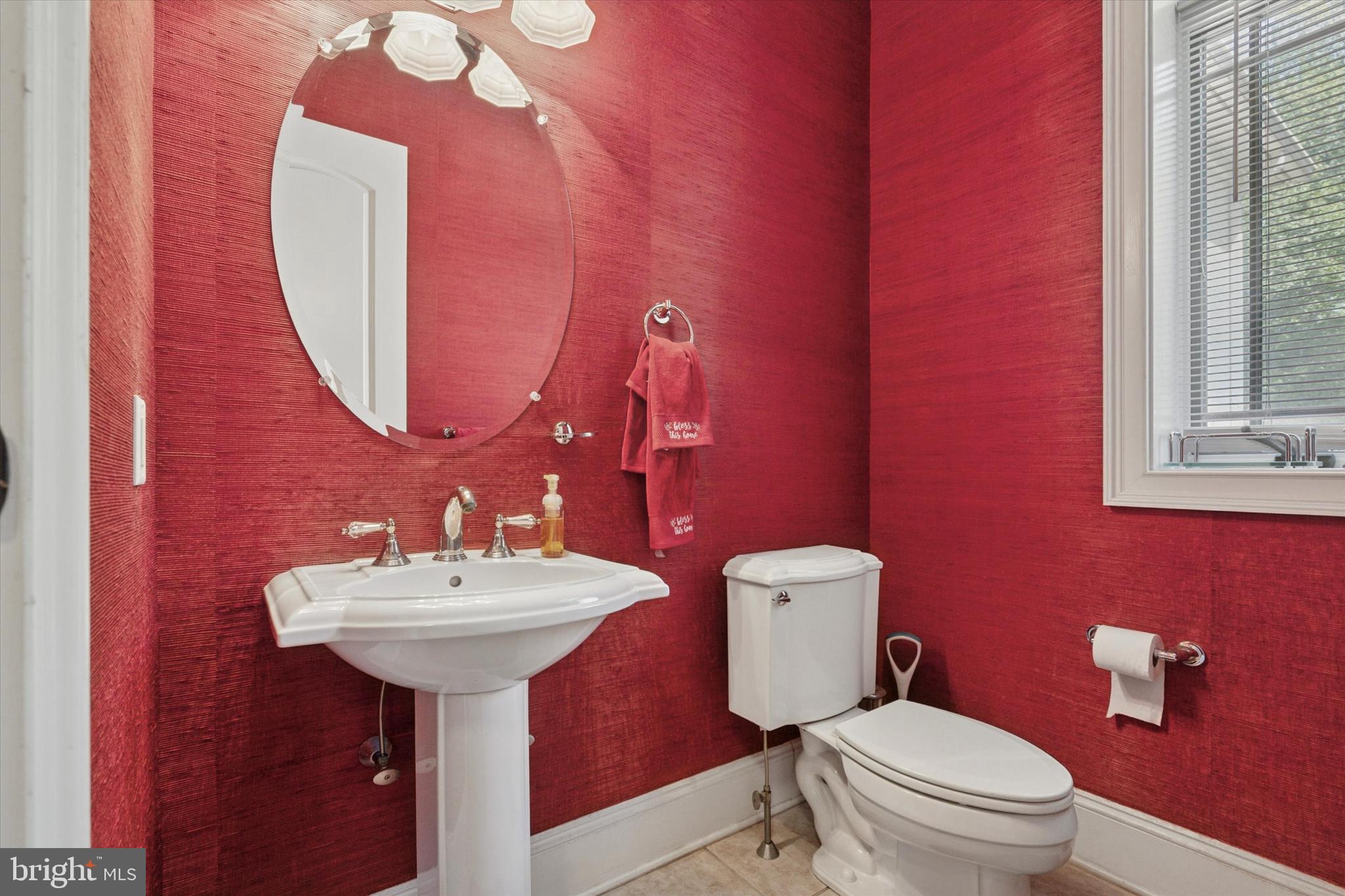 1514 Cherry Lane Rydal, PA 19046 - Photo 19 of 50 a bathroom with a sink mirror and toilet