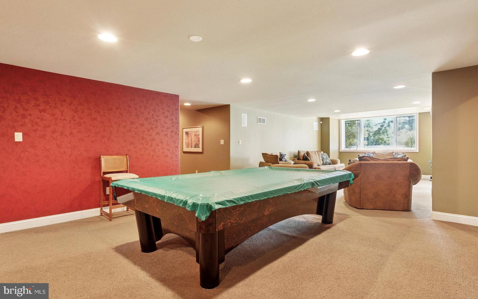 1514 Cherry Lane Rydal, PA 19046 - Photo 23 of 50 a living room with furniture pool table and a table