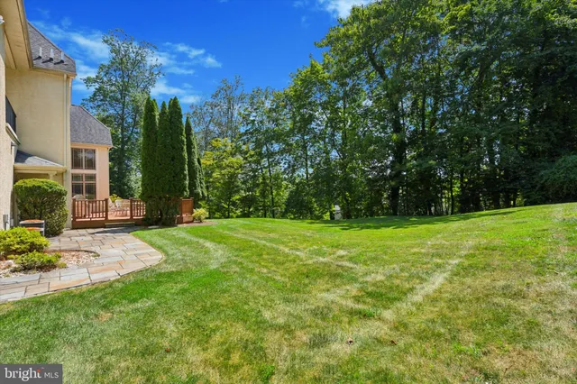 a view of a back yard of the house
