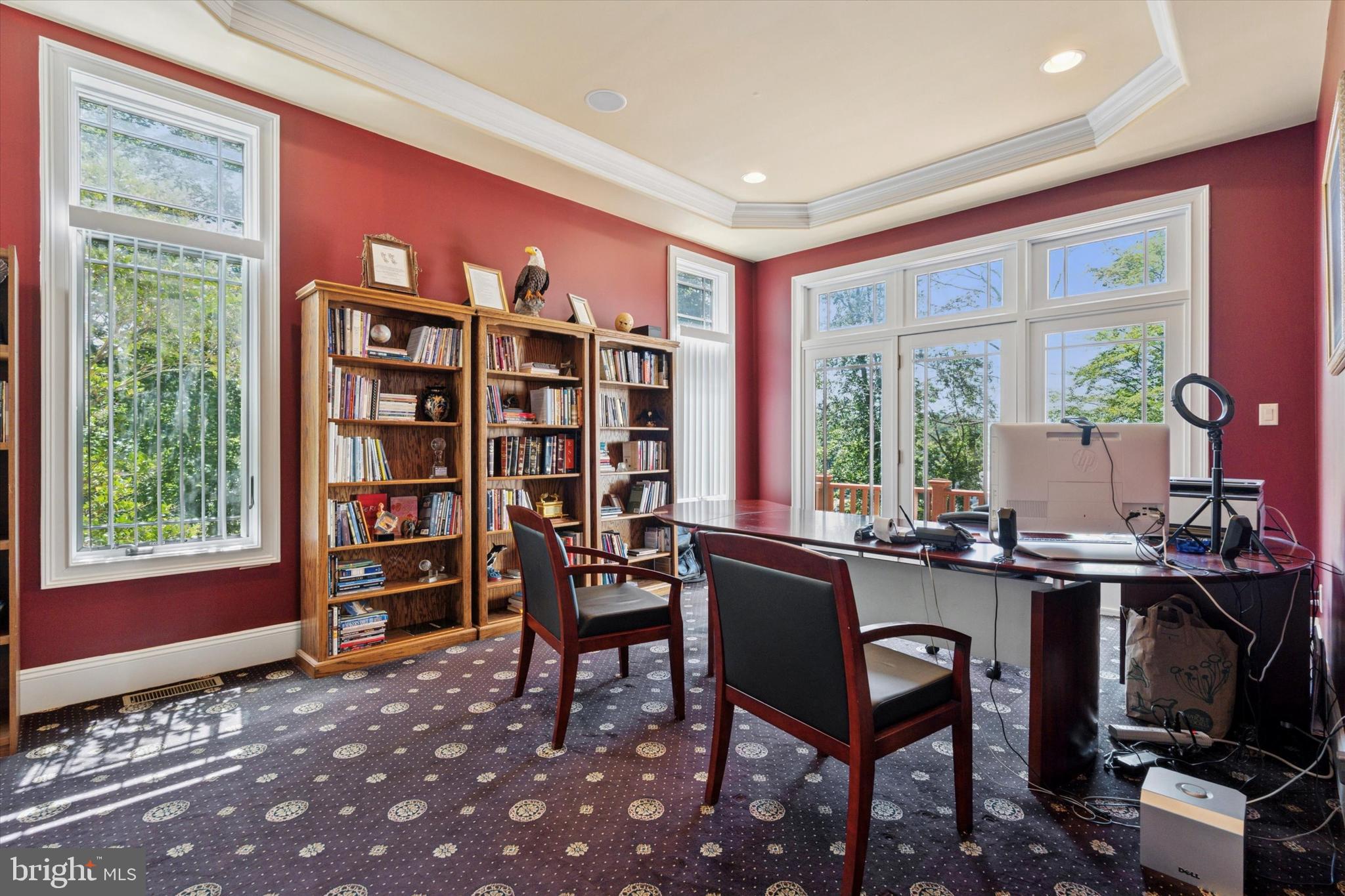 1514 Cherry Lane Rydal, PA 19046 - Photo 8 of 50 a view of a workspace with furniture and a window