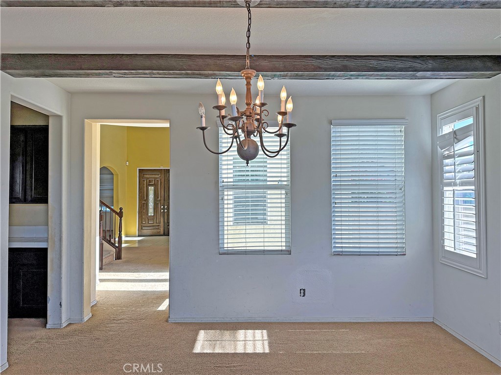 9549 Calico Trail Riverside, CA 92508 - Photo 12 of 46 a view of dining room and chandelier