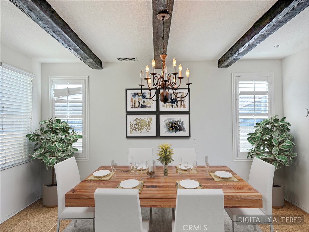 9549 Calico Trail Riverside, CA 92508 - Photo 10 of 46 a dining room with furniture and potted plant