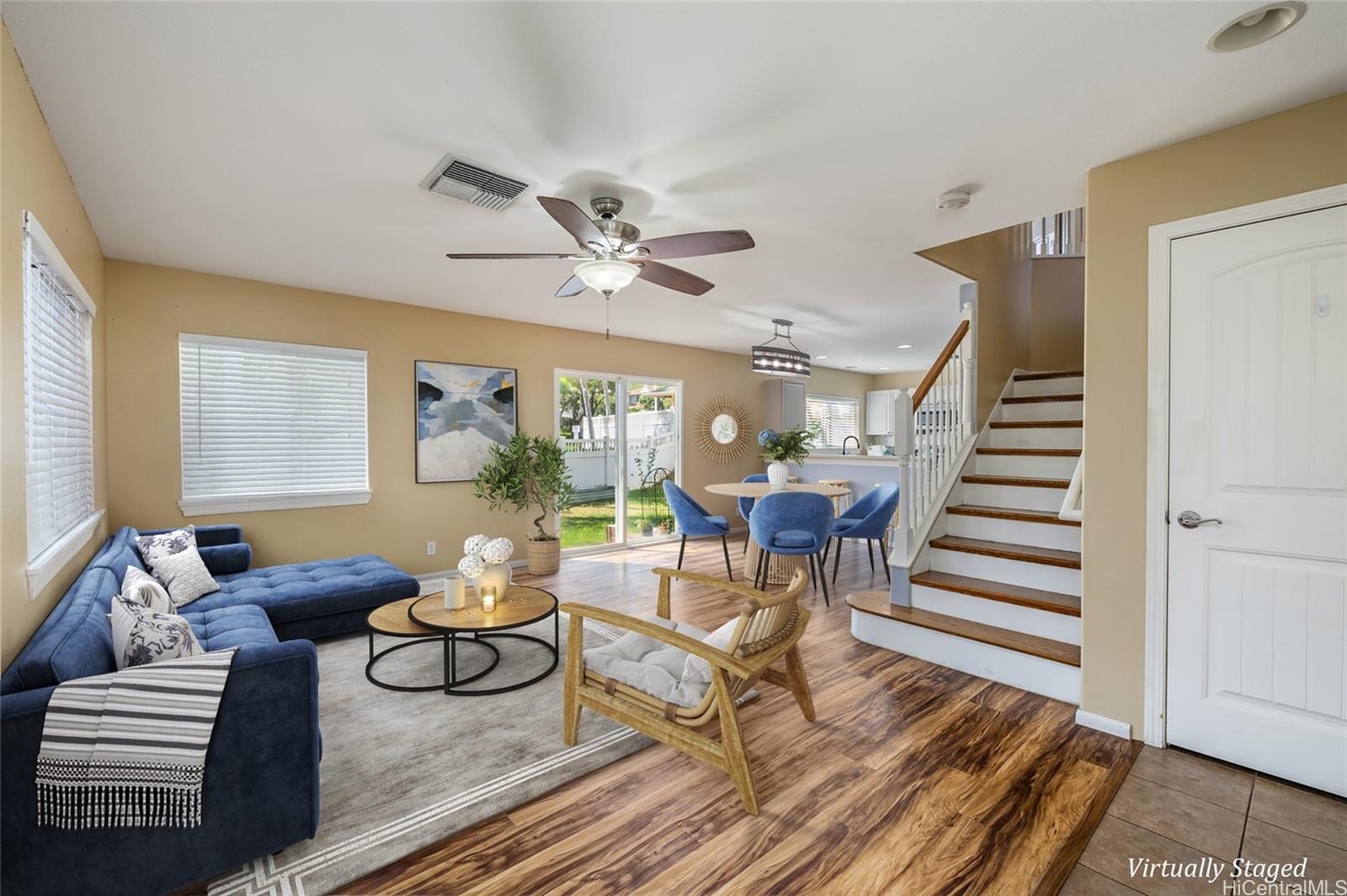 87-2165 Pakeke Street, Unit 59 Waianae, HI 96792 - Photo 2 of 22 Living/Dining Area - Virtually Staged