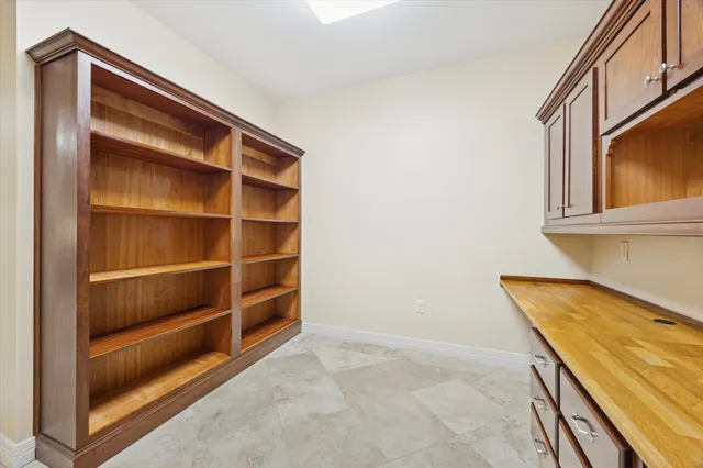 a view of empty room