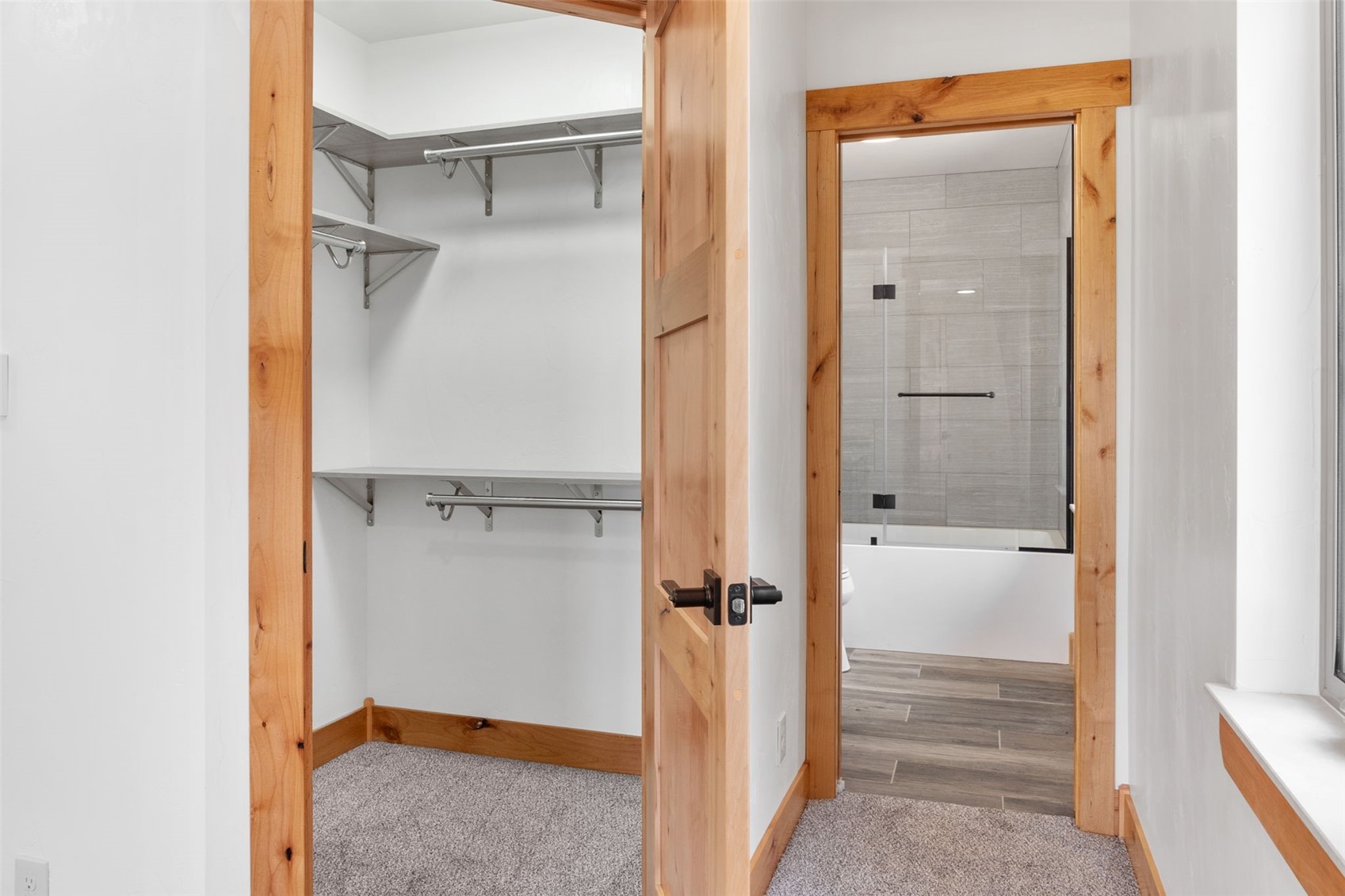 3415 Redhill Road Fairplay, CO 80440 - Photo 43 of 50 a view of a bathroom with a glass door shower