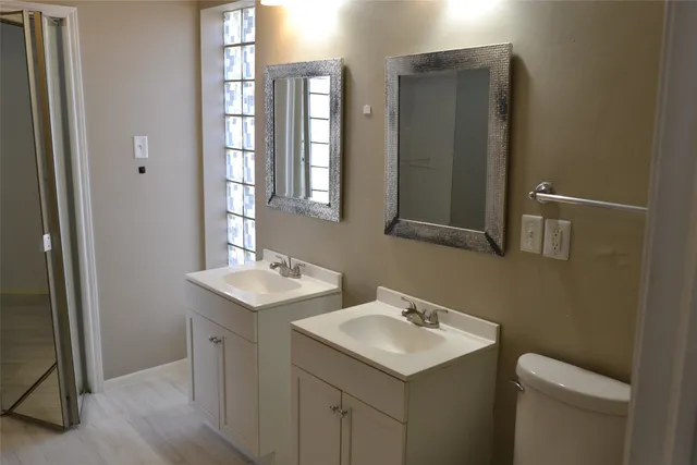 a bathroom with a sink and a toilet