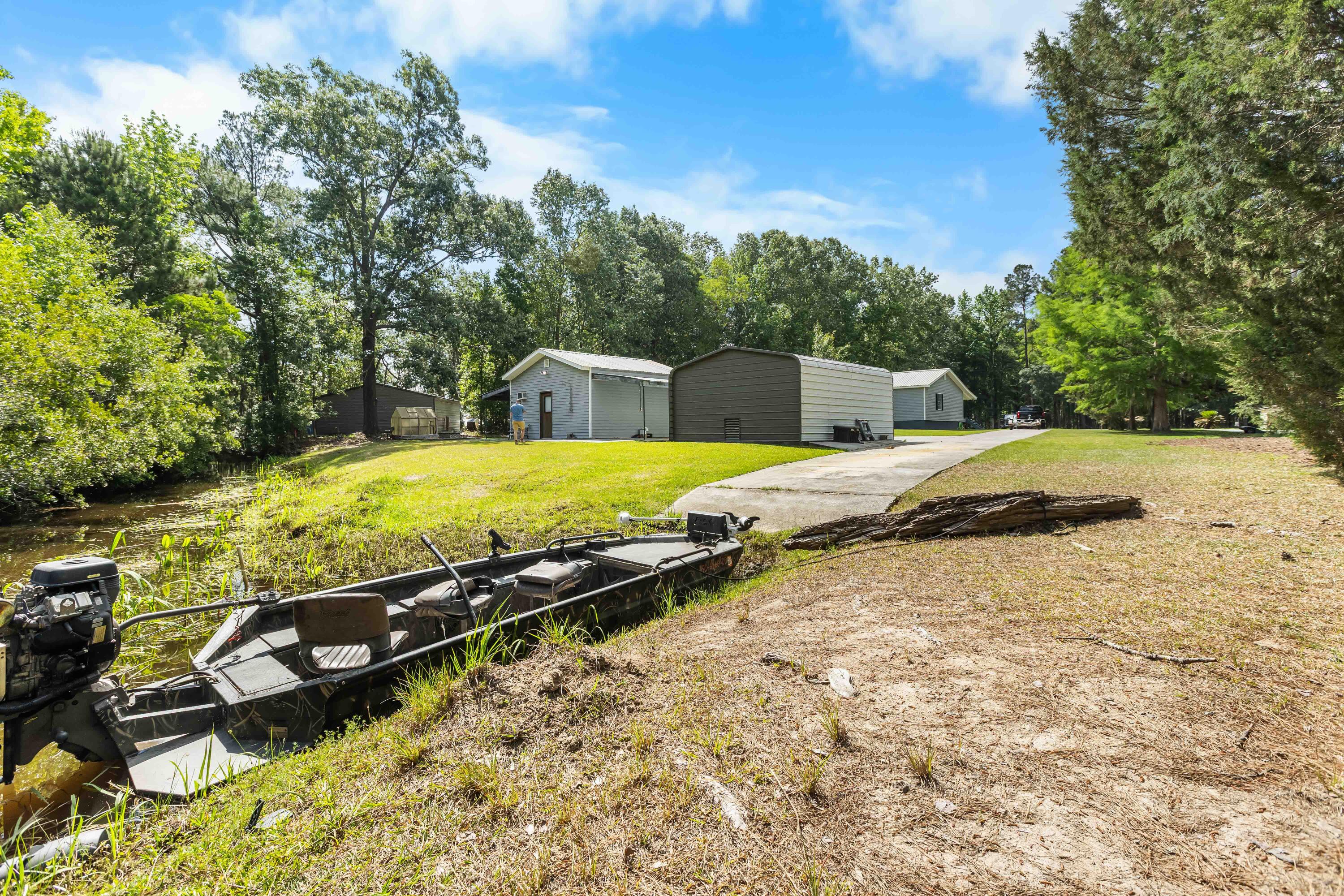 589 Back Field Road Walterboro, SC 29488 - Photo 4 of 30 Back yard Boat slip