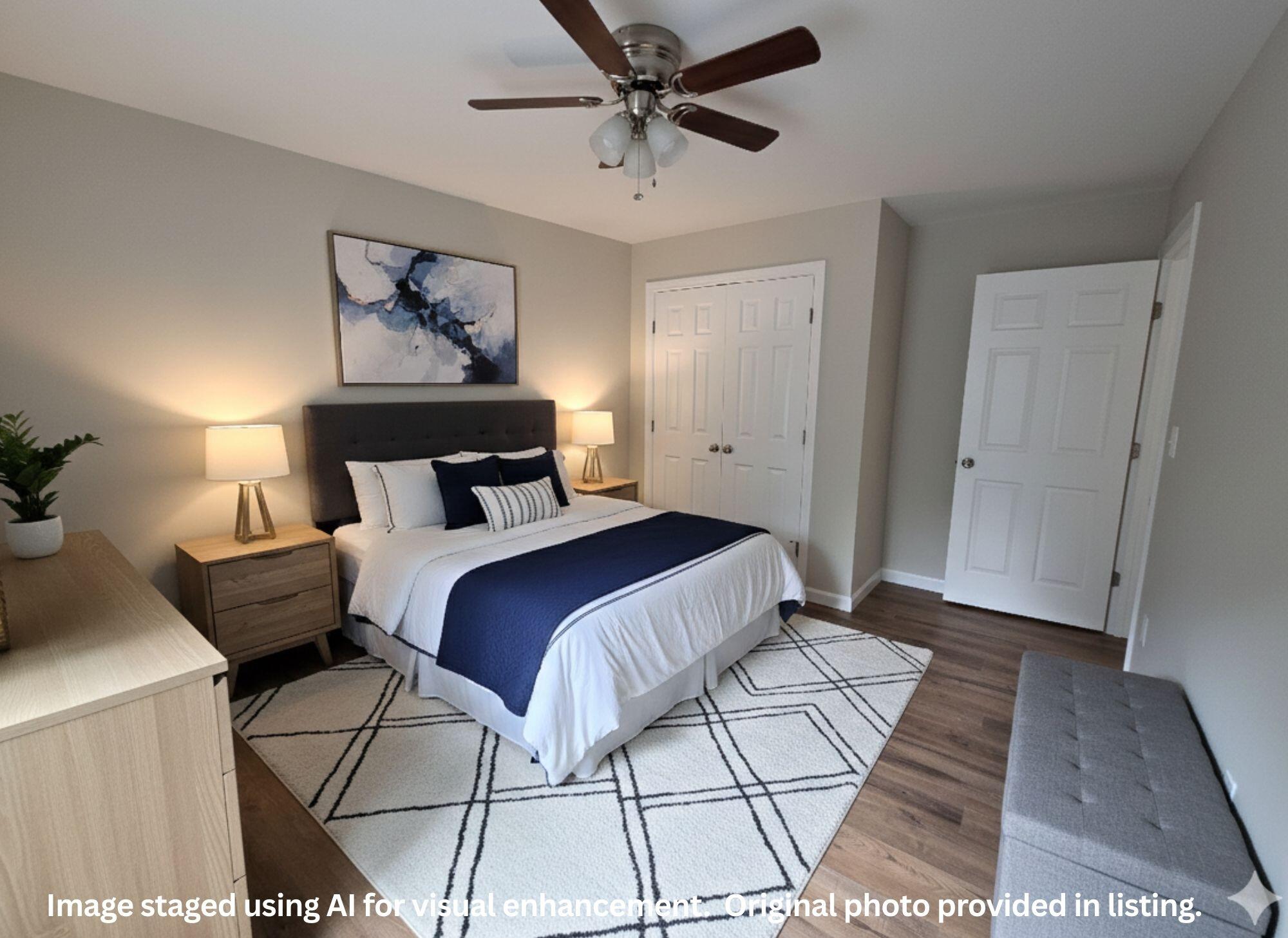 10 South Whitman School Road Buckfield, ME 04220 - Photo 17 of 33 Virtually Enhanced Bedroom 1