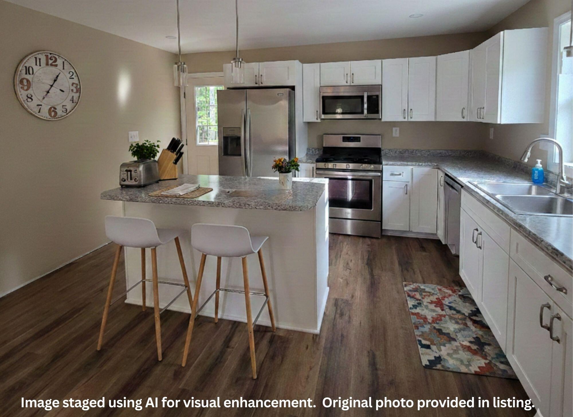 10 South Whitman School Road Buckfield, ME 04220 - Photo 9 of 33 Virtually Enhanced Kitchen