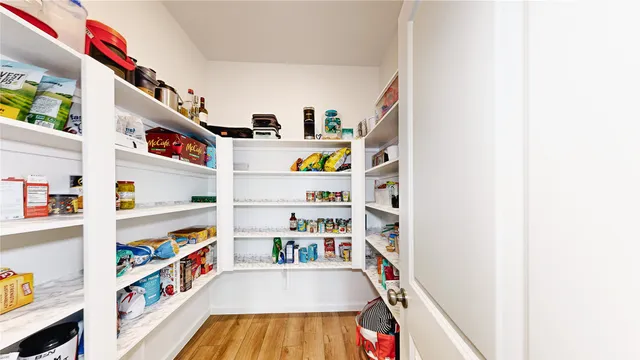 a room with storage and utility